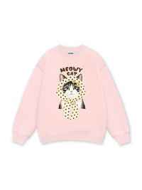 Meowy Cat Cream Sweater