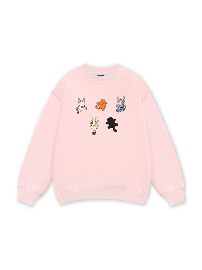 Cute Cat Team 1  Sweater