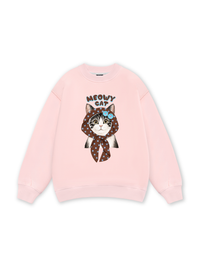 Meowy Cat Brown Sweater
