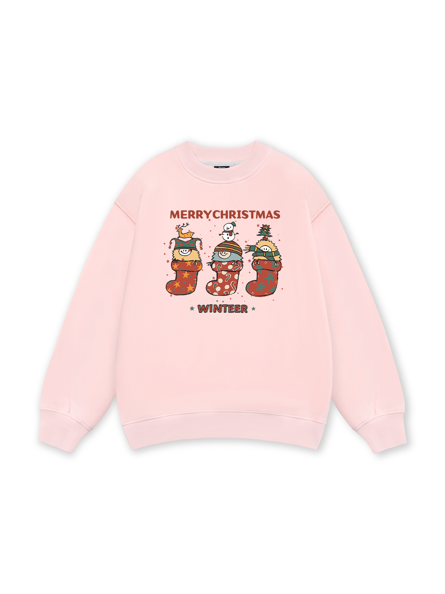 Winter Christmas Socks Sweater