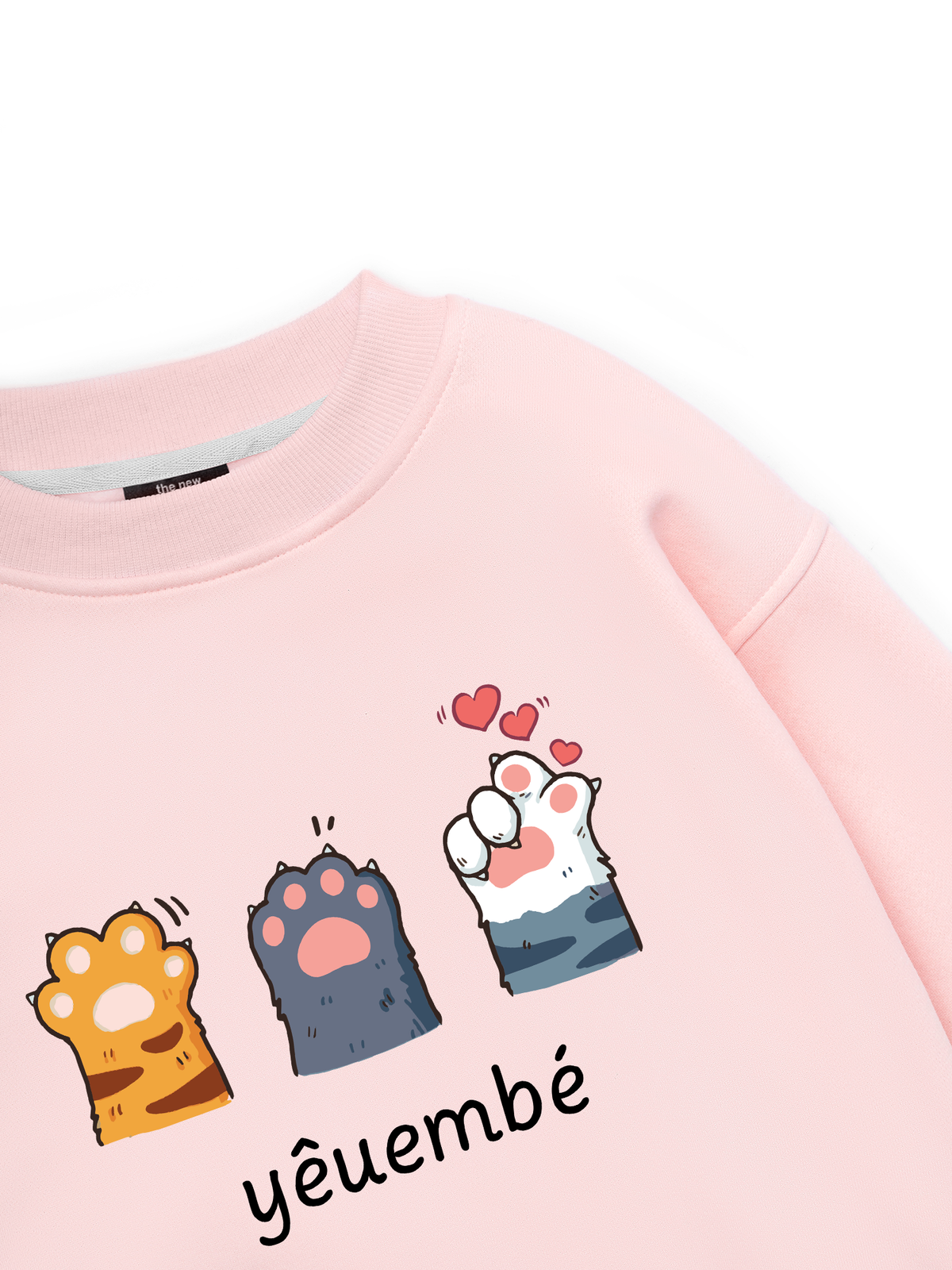 Cute Cat Hand Yeu Be Sweater
