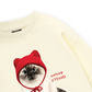 Working O'ttreats Red Meow Sweater