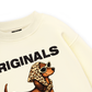 Retro Leopard Dashund Sweater