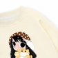 Little Girl Brown Dots Sweater