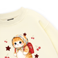 Pickleball Girl Meow Vitamin Meow Go School  Sweater
