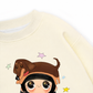 Cute Girl With Dachshund Sweater