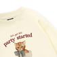 Xmas Cat Party Started Sweater