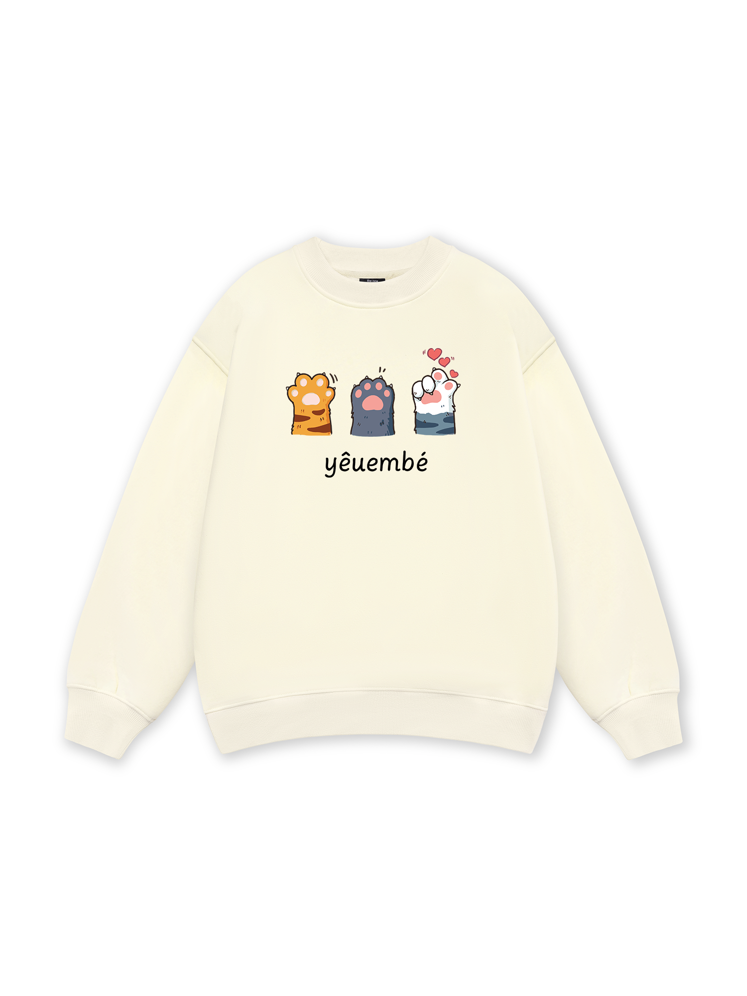 Cute Cat Hand Yeu Be Sweater