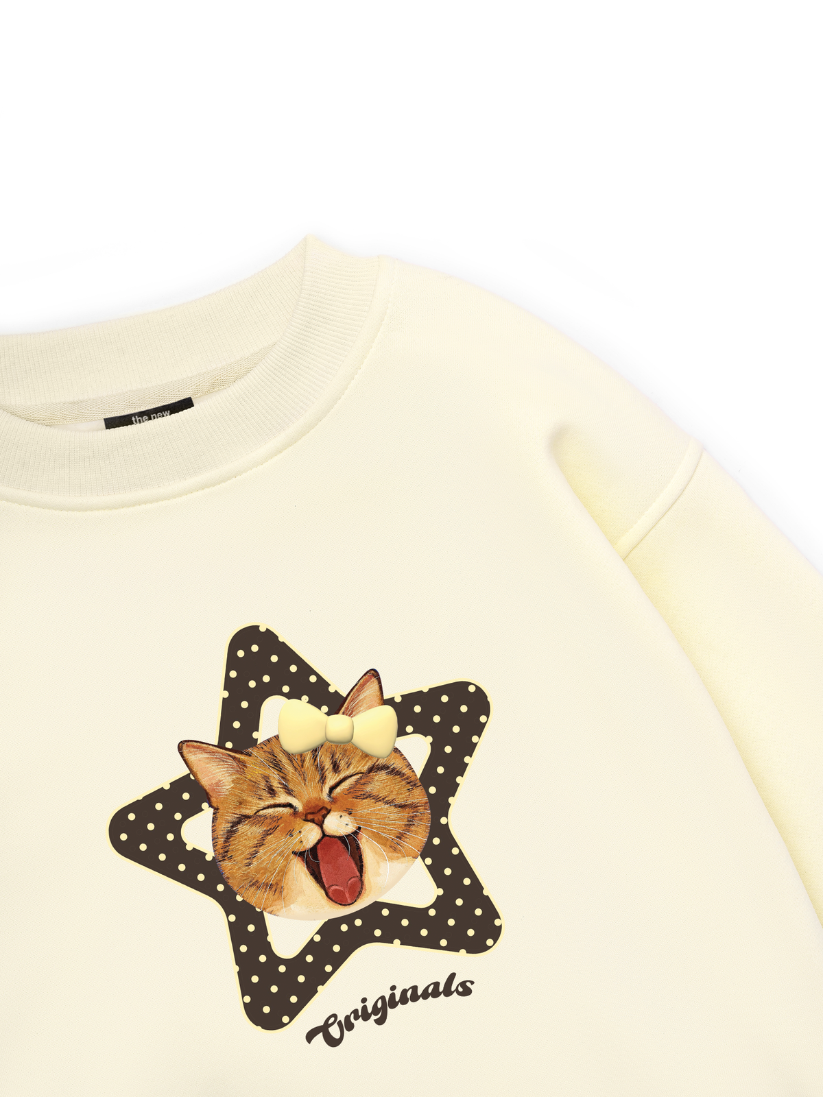 Cutie Girrl Star Meow Sweater