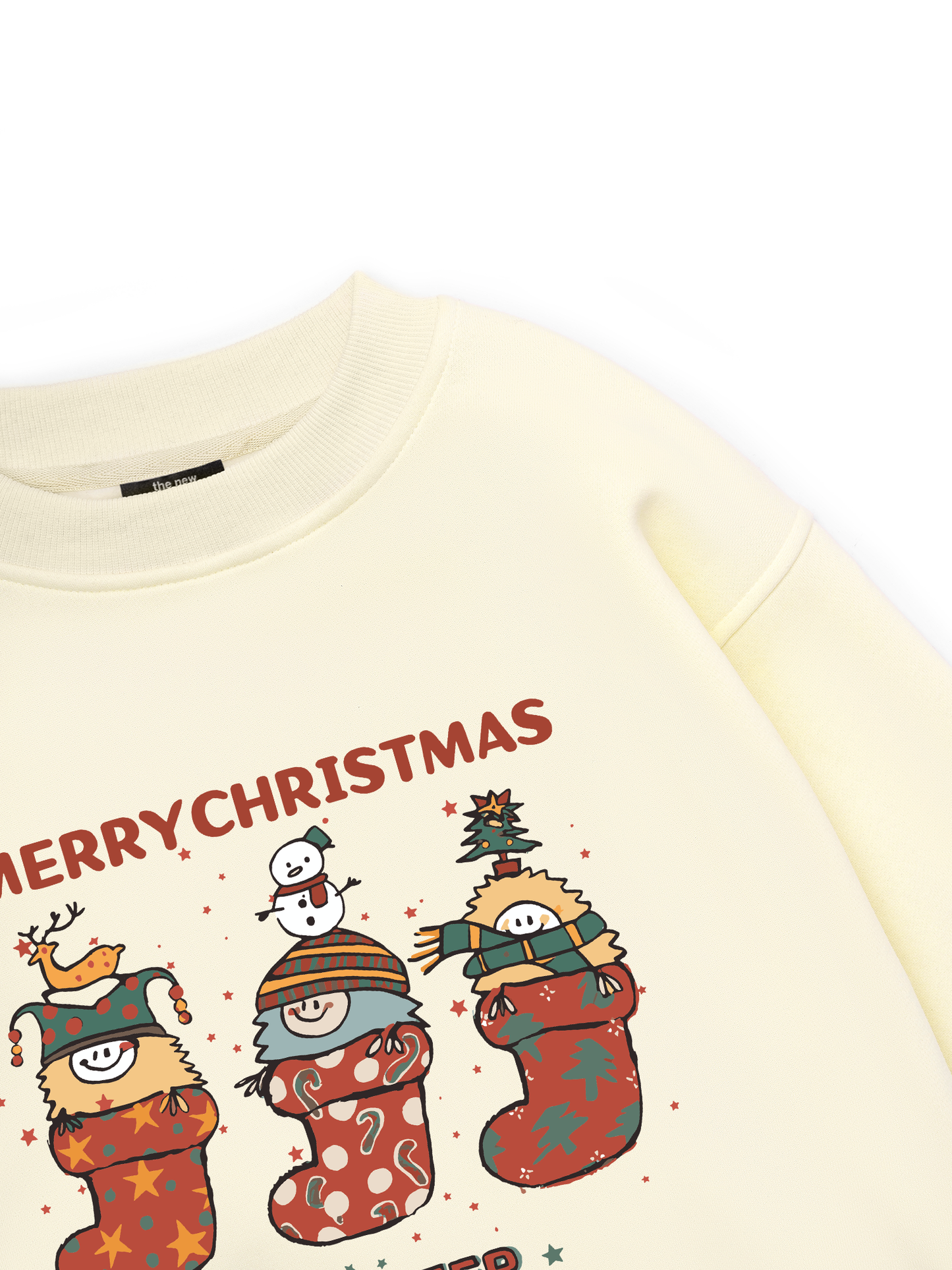 Winter Christmas Socks Sweater