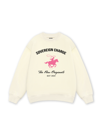 SOVERREIGN CHARGE PINK HORSE Sweater