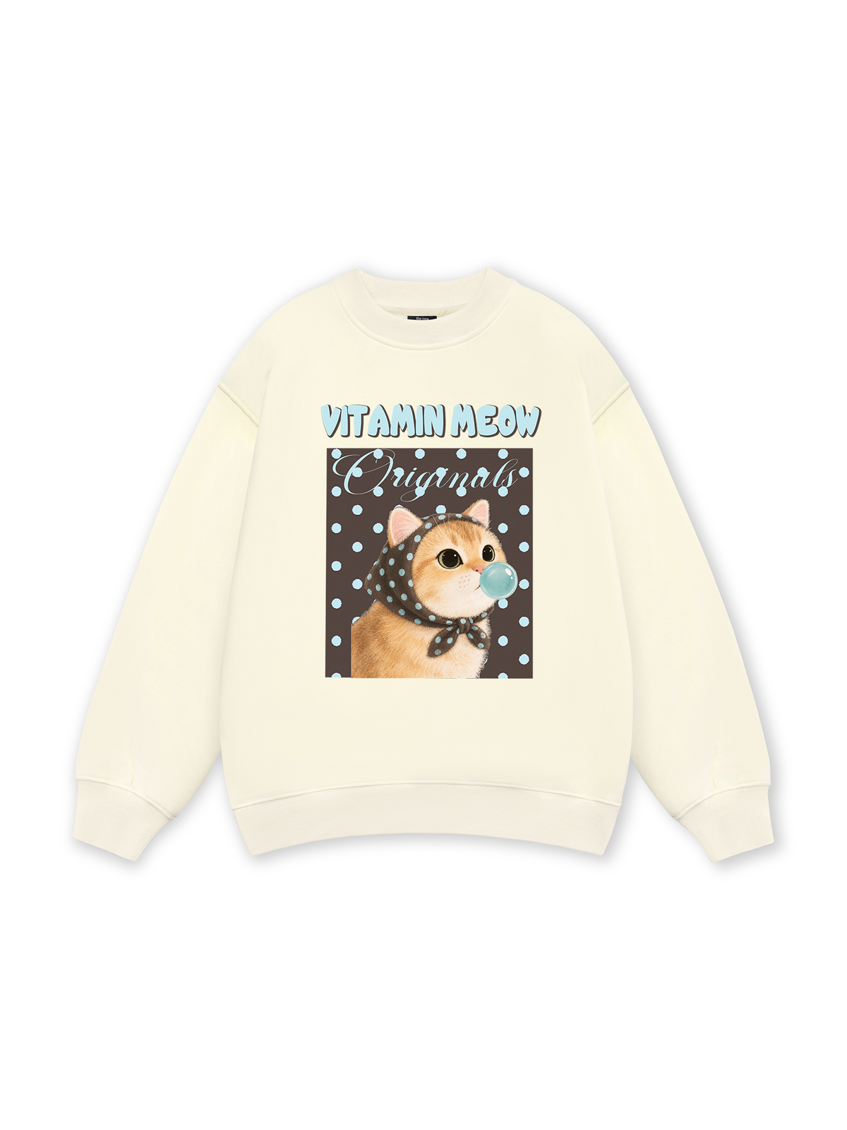 Vitamin Meow Blue Tiffany Sweater