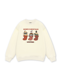 Winter Christmas Socks Sweater