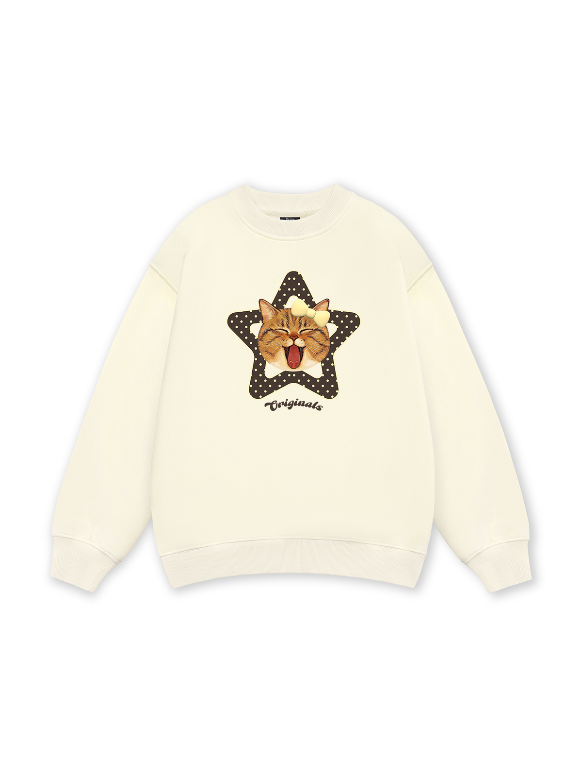 Cutie Girrl Star Meow Sweater