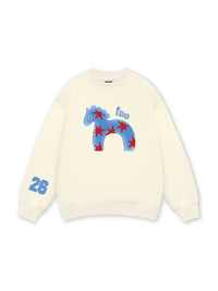 26 - Blue Horse Sweater