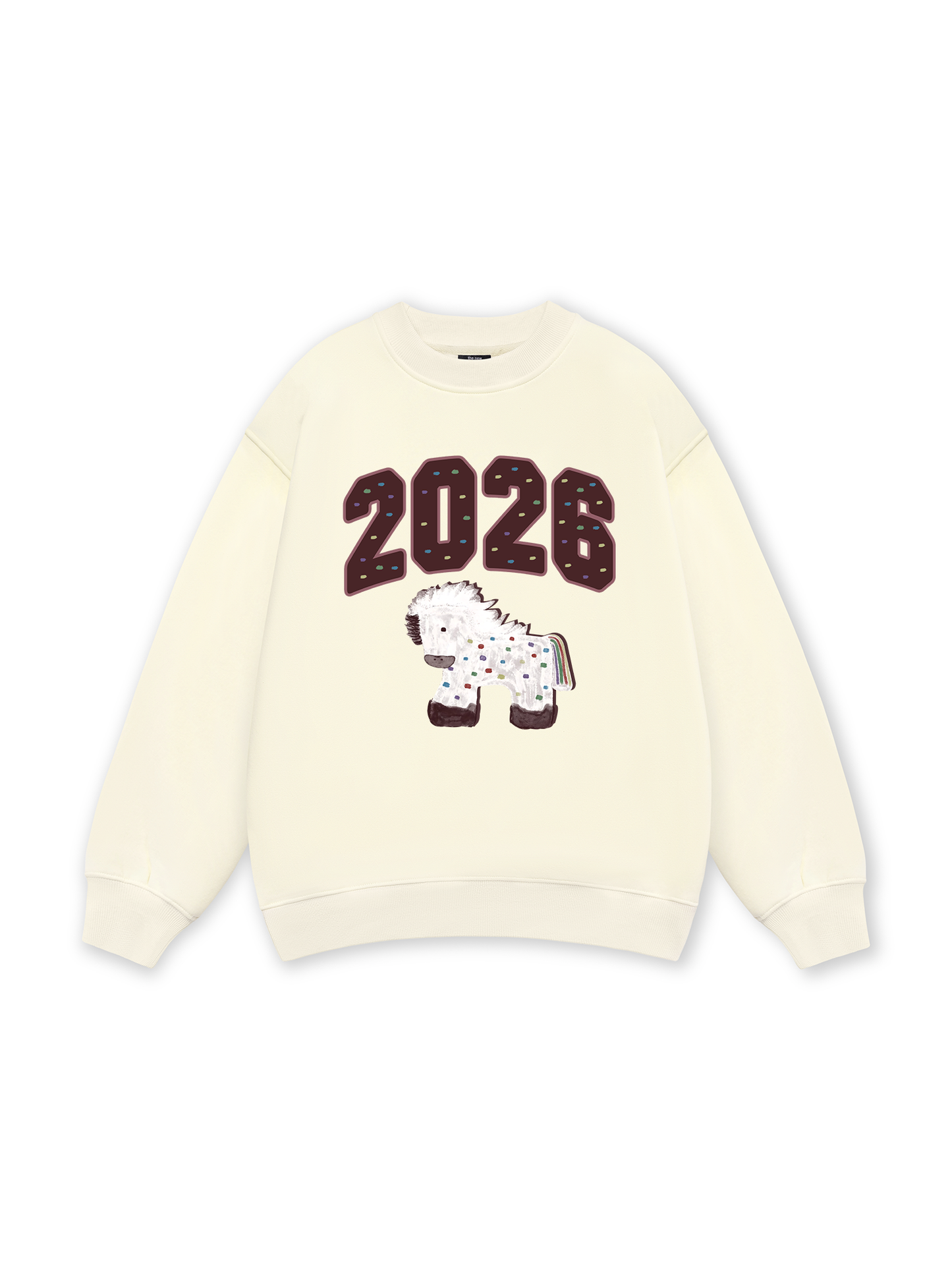 Cute Horse Brown Sweater