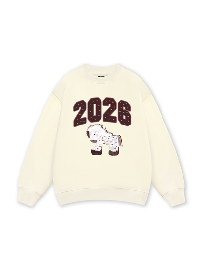 Cute Horse Brown Sweater