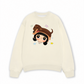 Cute Girl With Dachshund Sweater