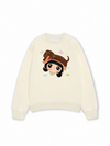 Cute Girl With Dachshund Sweater