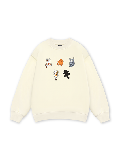 Cute Cat Team 1  Sweater