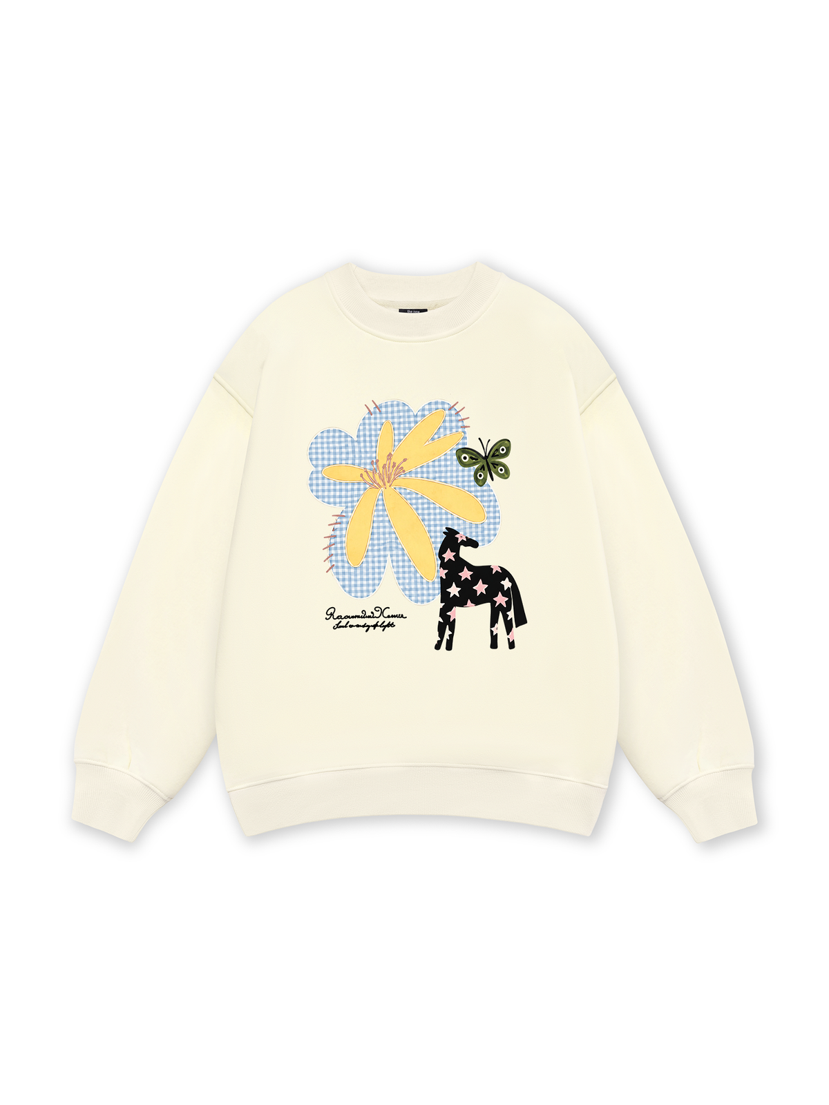 Flower With Horse Sweater