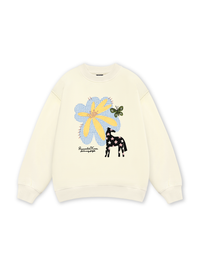 Flower With Horse Sweater