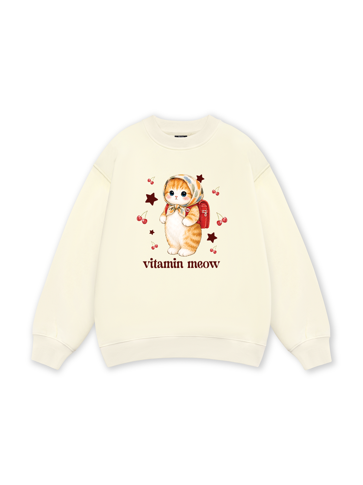 Pickleball Girl Meow Vitamin Meow Go School  Sweater