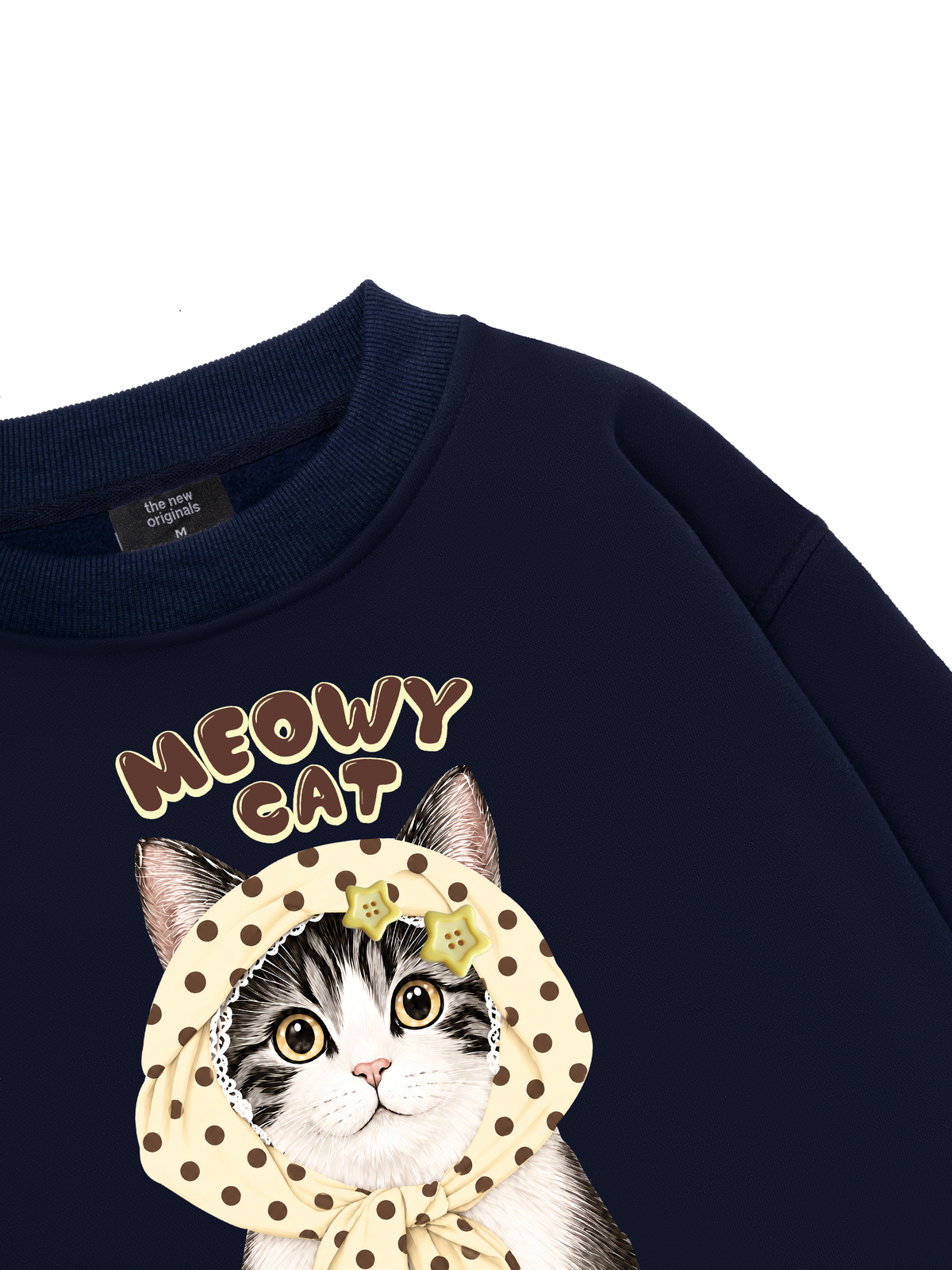Meowy Cat Cream Sweater