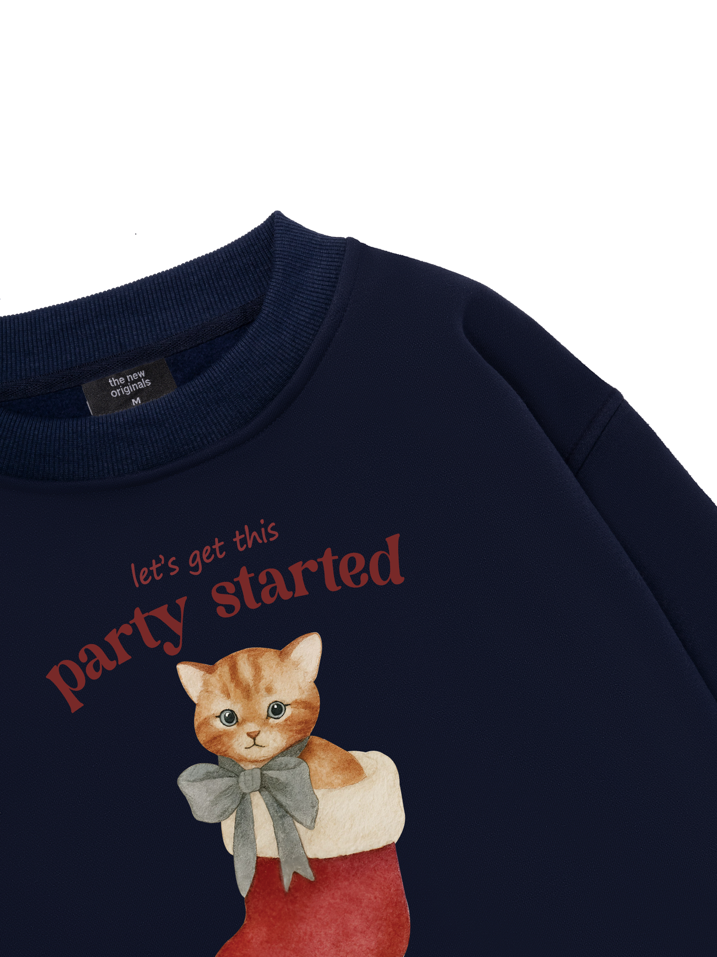 Xmas Cat Party Started Sweater