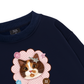 Cute Pink Flower Cat Sweater
