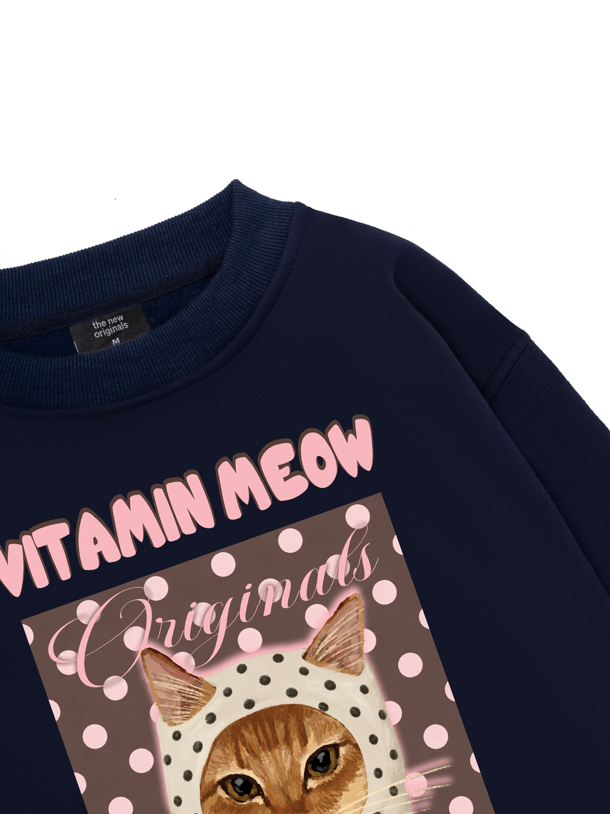 Pink Dotty Vitamin Meow Sweater