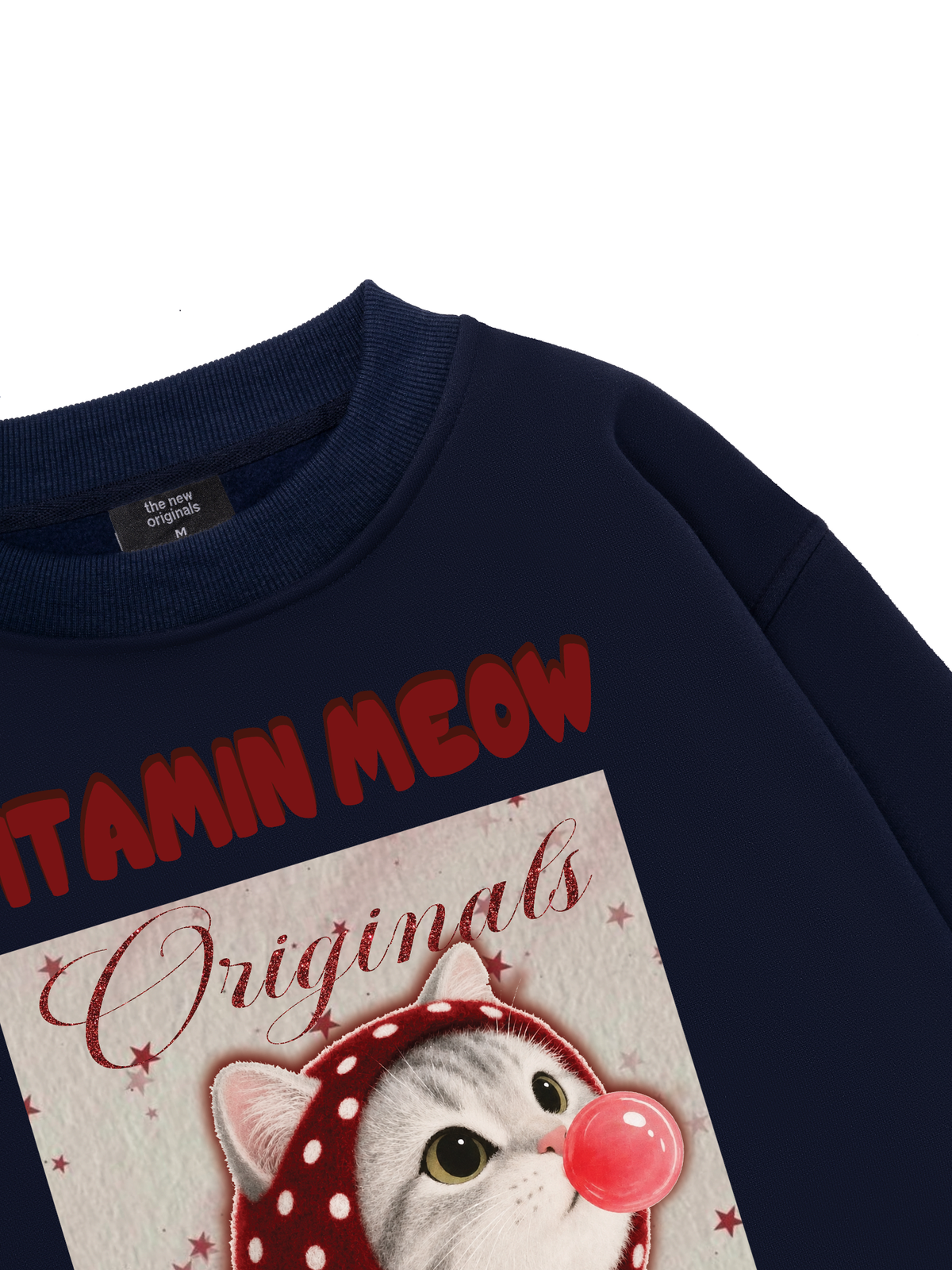 Red Vitamin Meow Sweater