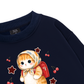 Pickleball Girl Meow Vitamin Meow Go School  Sweater