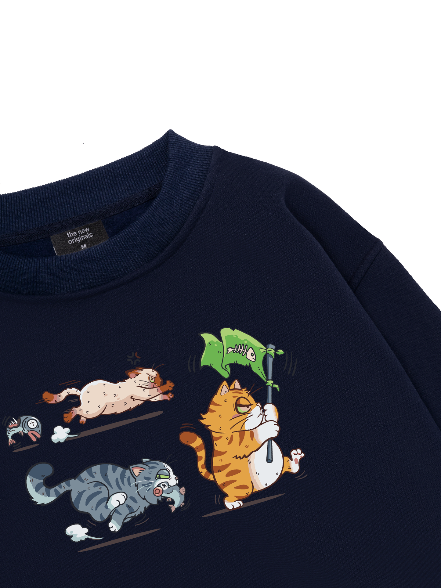 Funny Cat Fishing  Sweater