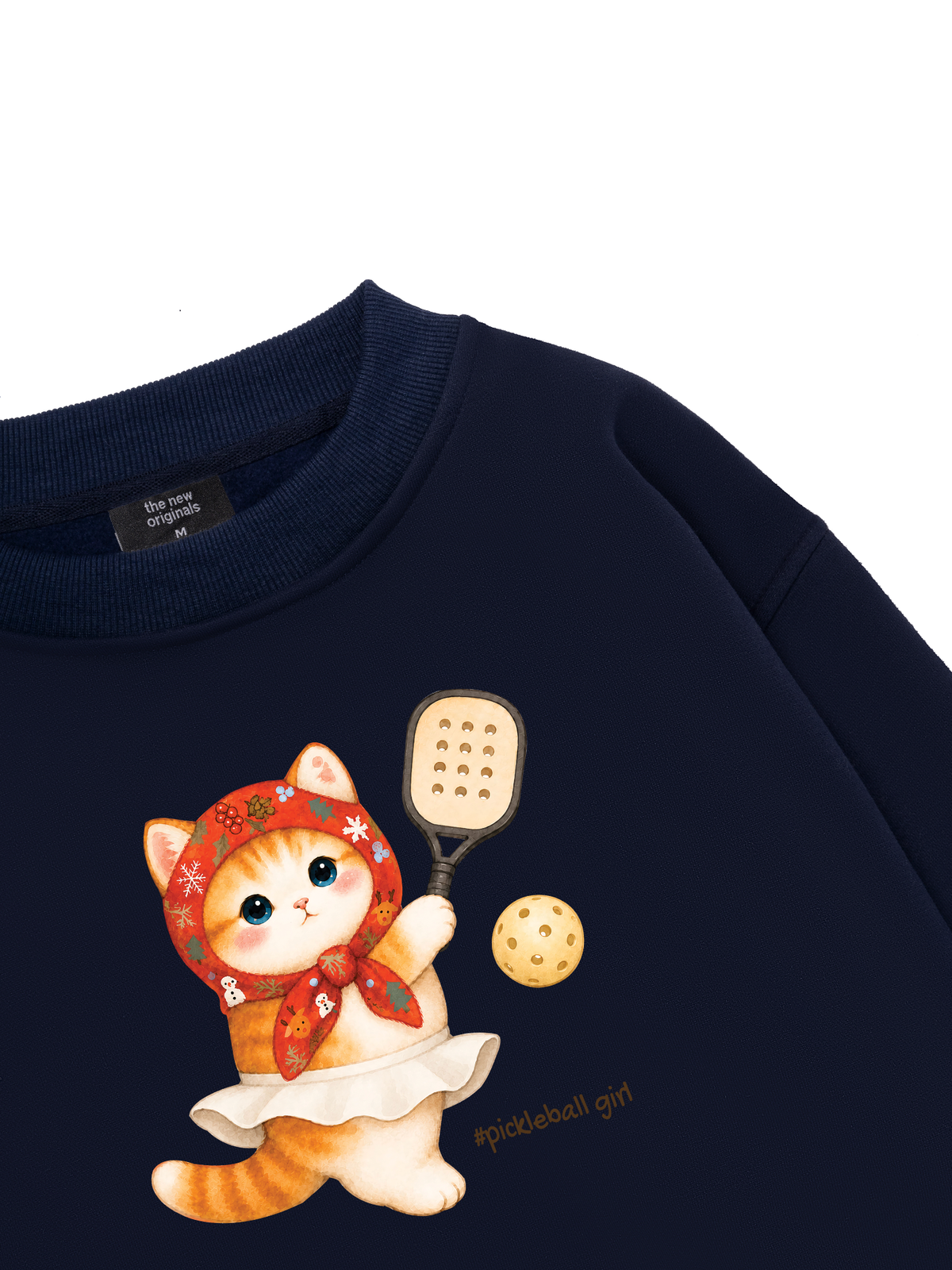 Pickleball Girl Meow Sweater