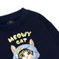 Blue Plaid Meowy Cat Sweater