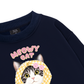 Meowy Cat Yellow Plaid Sweater