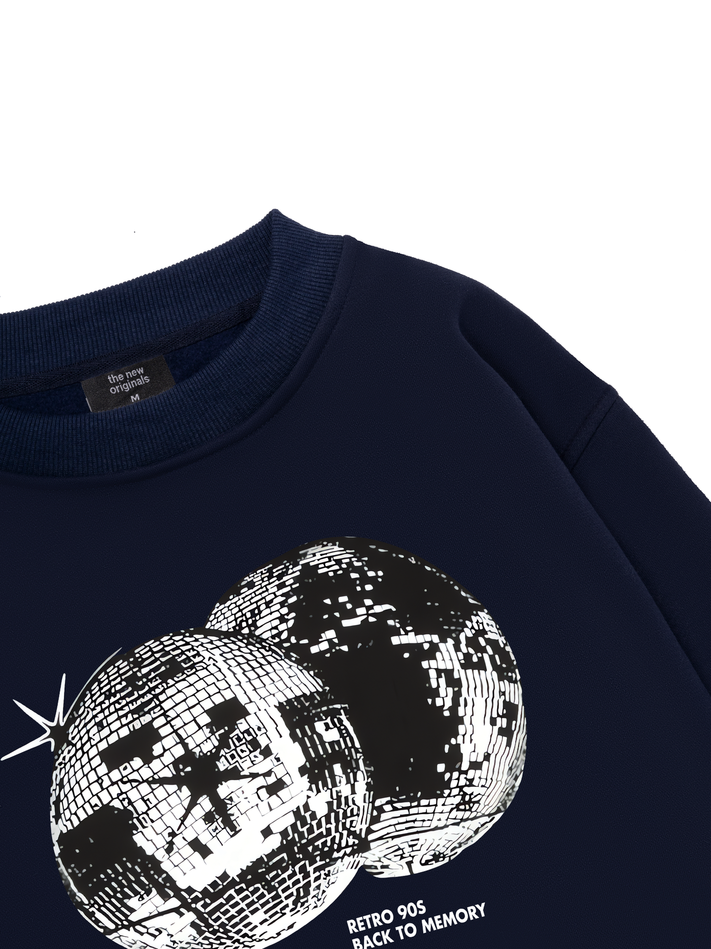 Retro 90s Disco Ball  Sweater