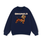Retro Leopard Dashund Sweater
