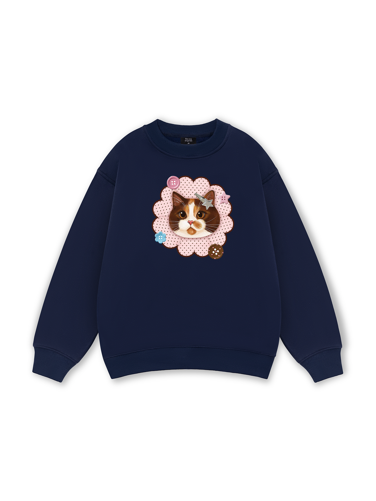 Cute Pink Flower Cat Sweater