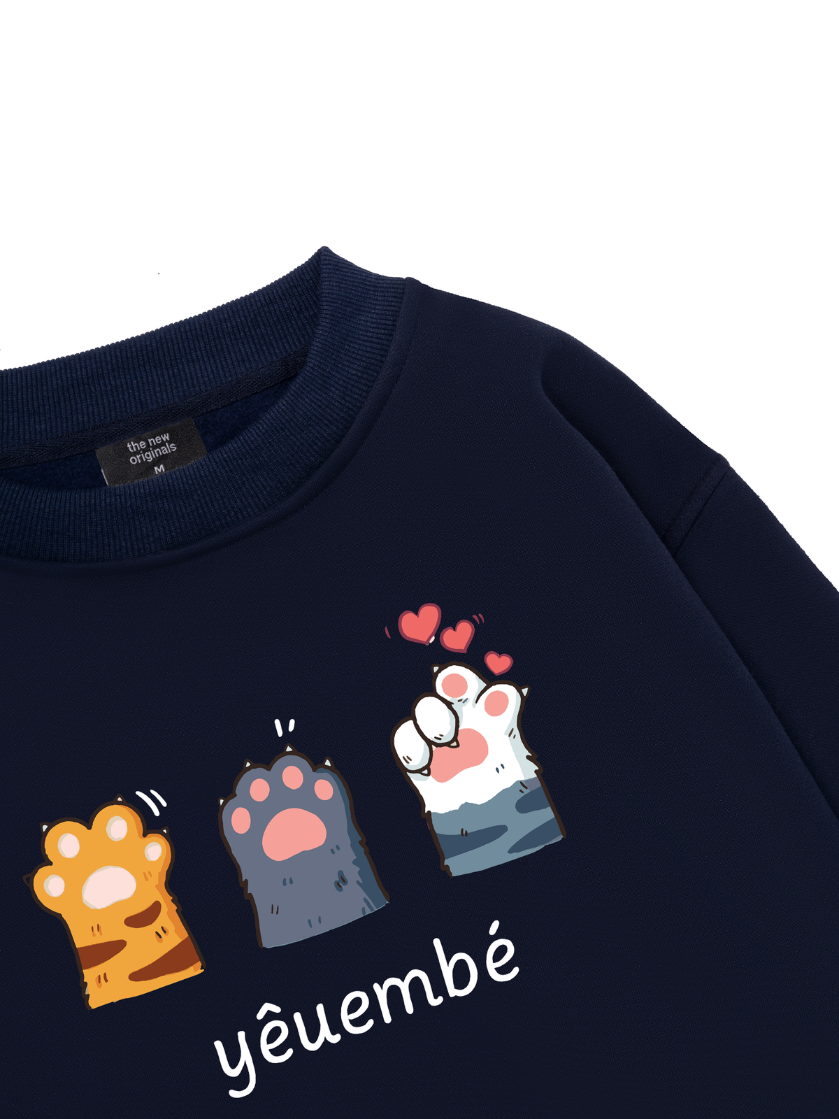 Cute Cat Hand Yeu Be Sweater