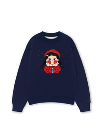 Dolly Girl Cute Strawberry Girl Sweater