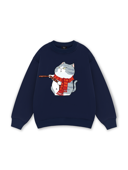 Funny Couple Xmas Cat Sweater