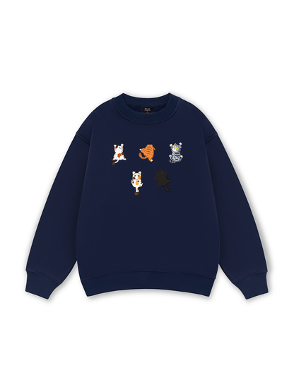 Cute Cat Team 1  Sweater