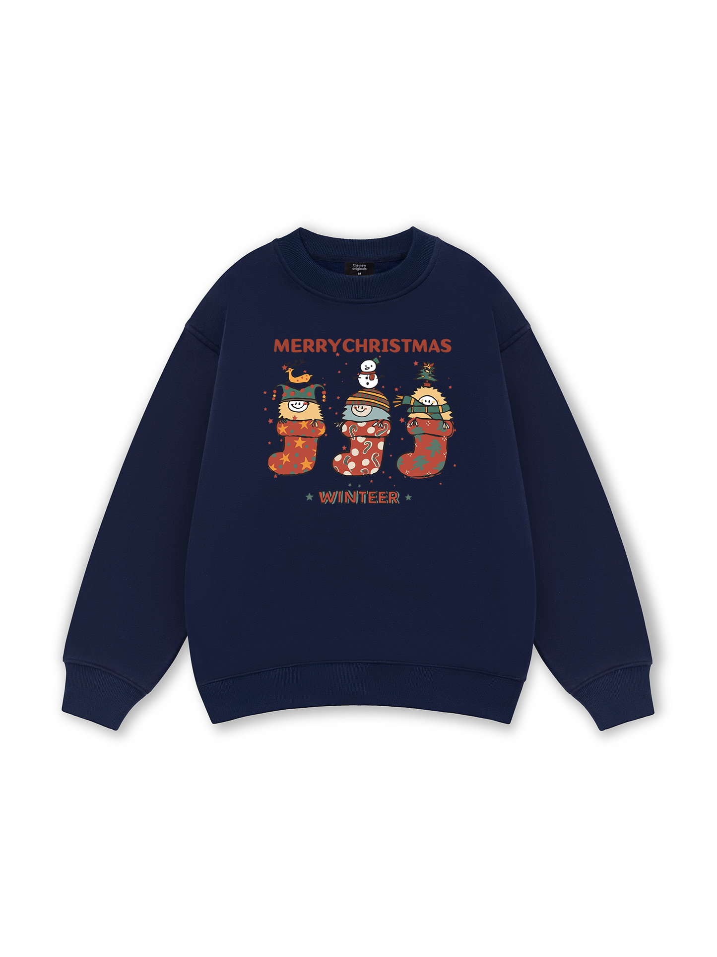 Winter Christmas Socks Sweater