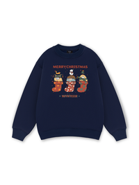 Winter Christmas Socks Sweater
