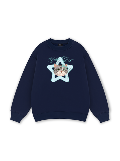 Cutie Girl Blue Tiffany Sweater