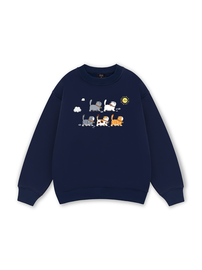 Cute Cat Go Outside Sweater