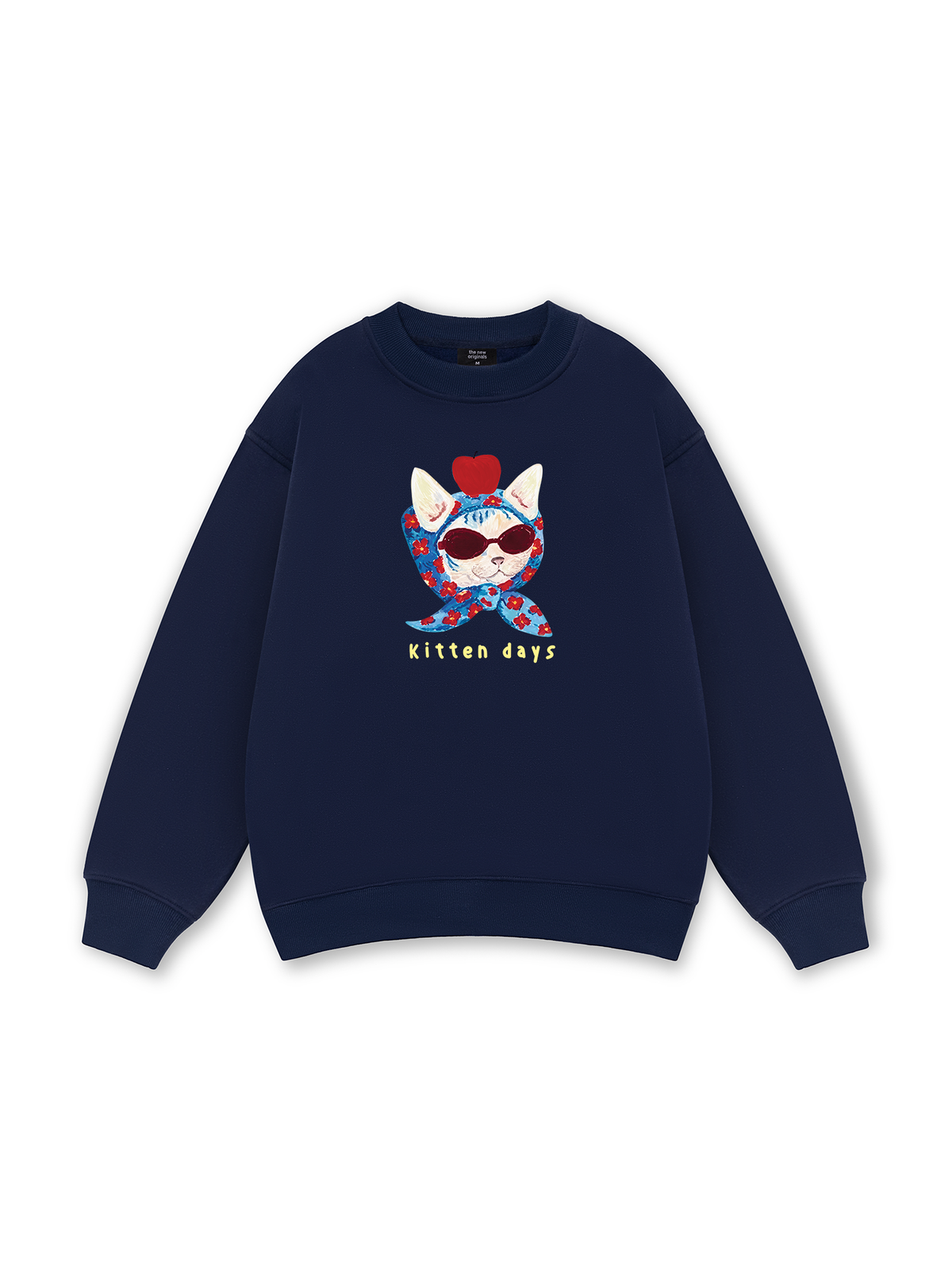 Kitten Day Meow With Apple Sweater