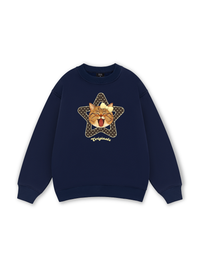Cutie Girrl Star Meow Sweater